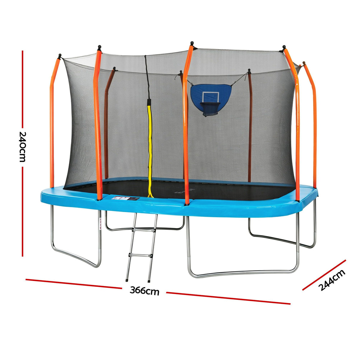 Everfit 12FT Kids Trampoline Rectangle Rebounder