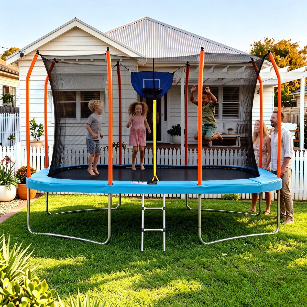 Everfit 12FT Kids Trampoline Rectangle Rebounder