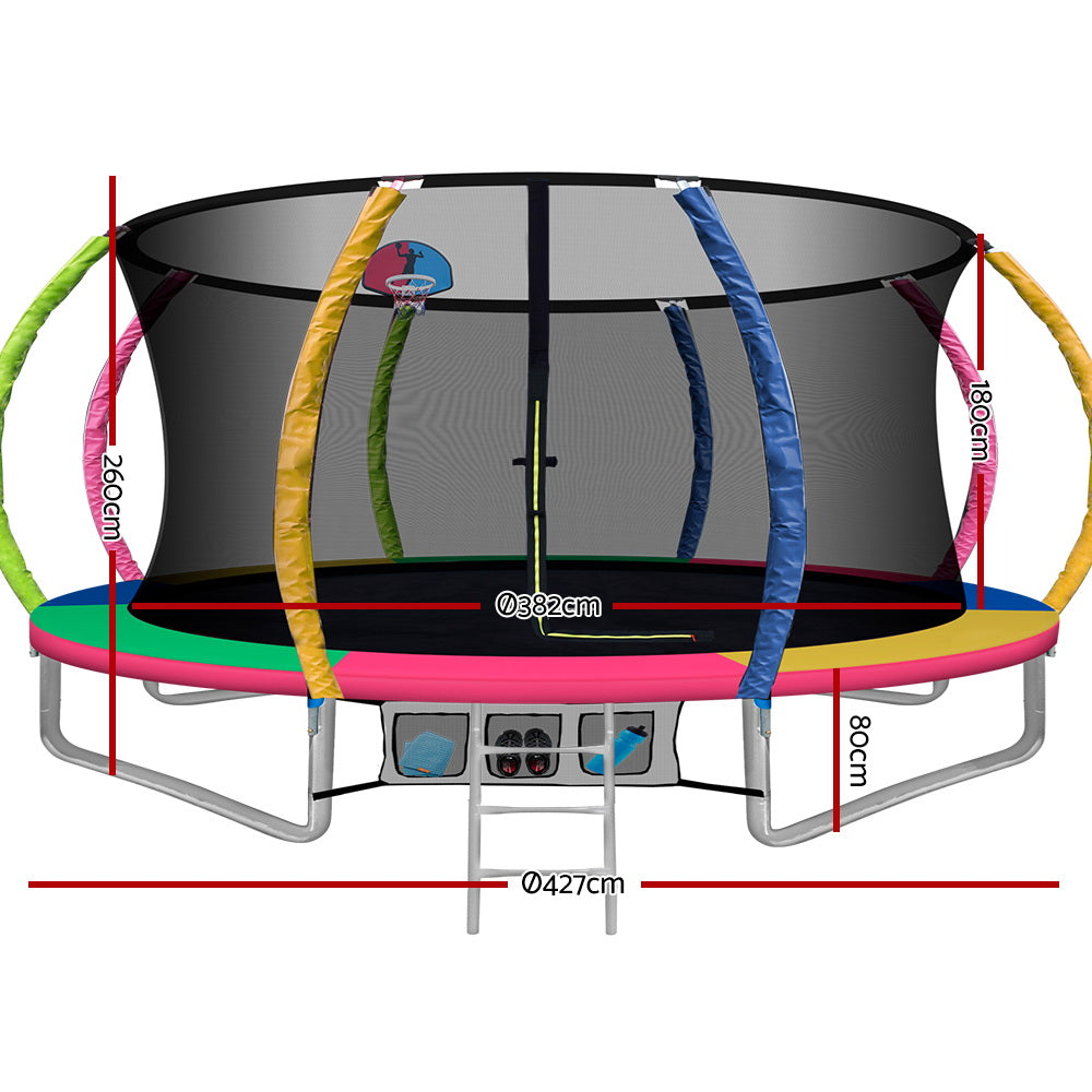 14ft Trampoline Everfit Kids Trampoline Rebounder