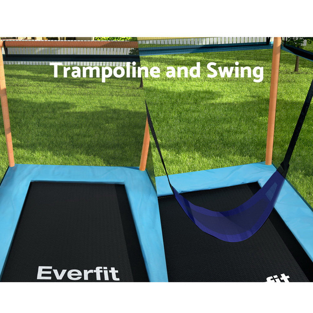 Everfit 6FT Trampoline Kids Rectangle Trampoline