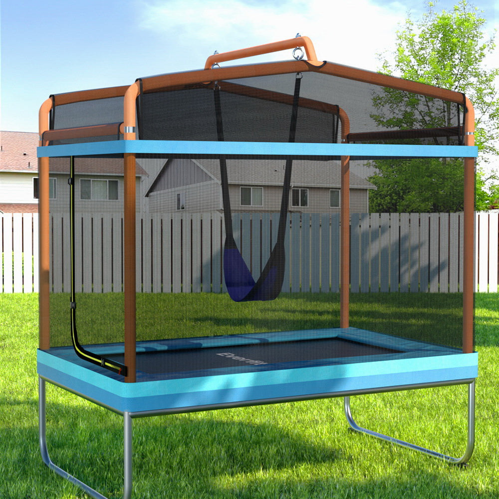 Everfit 6FT Trampoline Kids Rectangle Trampoline