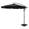 Instahut 3m Outdoor Umbrella w/Base Cantilever Garden Beach Patio