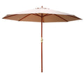 Instahut 3m Outdoor Umbrella Pole Umbrellas Beach Garden Sun Stand