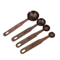 Antique Copper Finish Stainless Steel Measuring Spoons, Set of 4