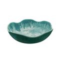 Florabelle Living Ocean Swirl Resin Bowl, Blue, 15.5 cm
