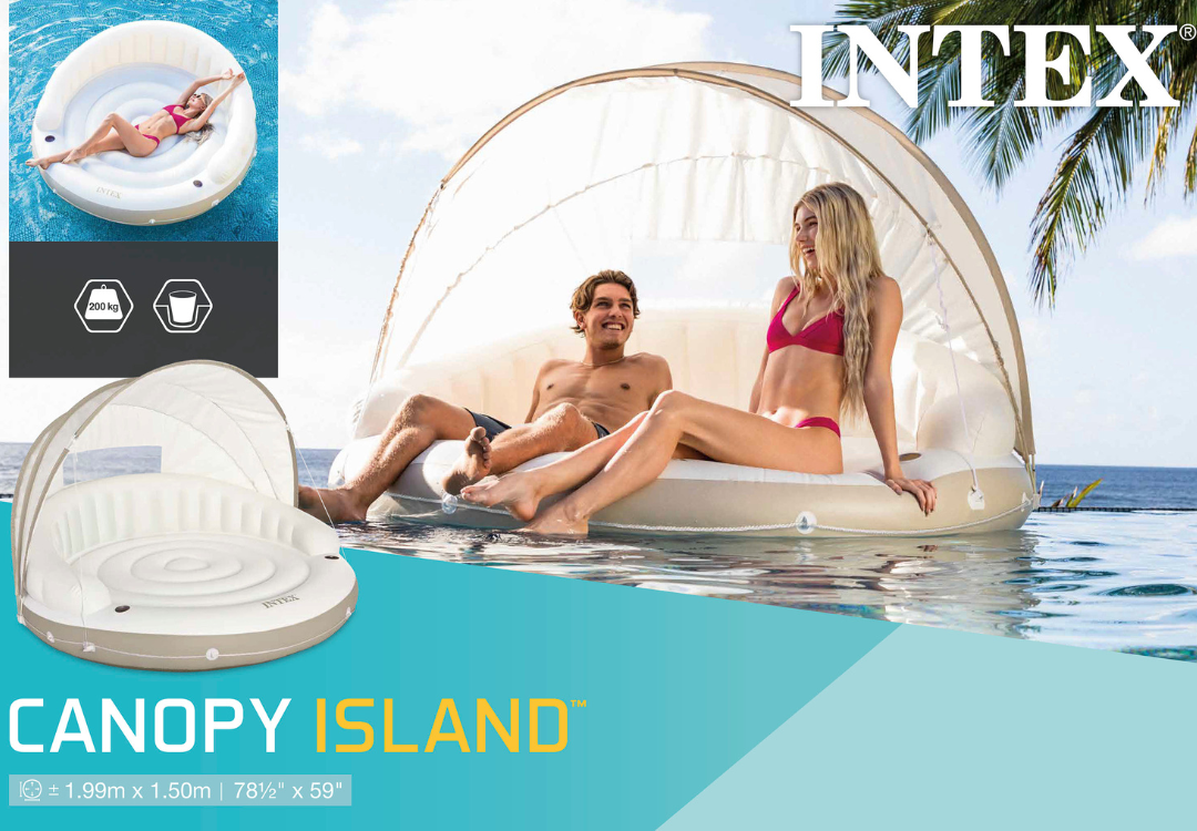 Intex Pool Canopy Island, 199 x 150 cm