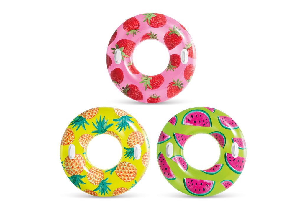 Intex Tropical Fruit Swim Tube, 107 cm