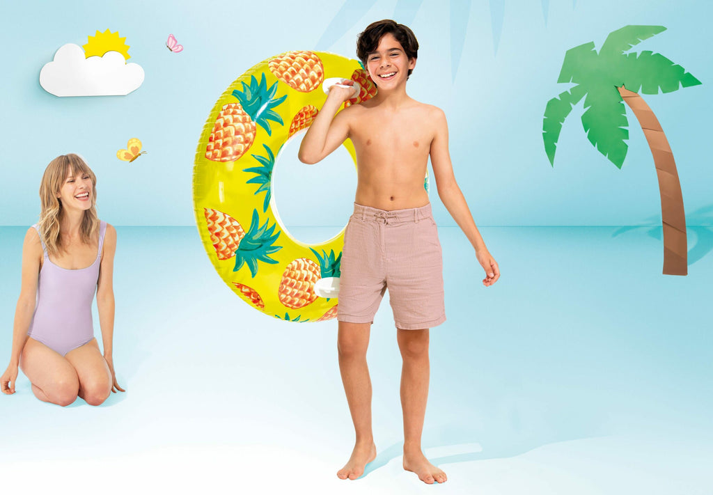 Intex Tropical Fruit Swim Tube, 107 cm
