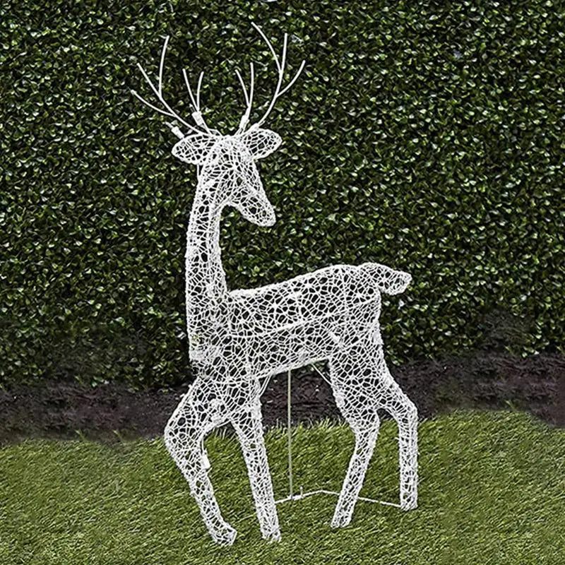 Light-Up Acrylic Reindeer Family, Set of 3