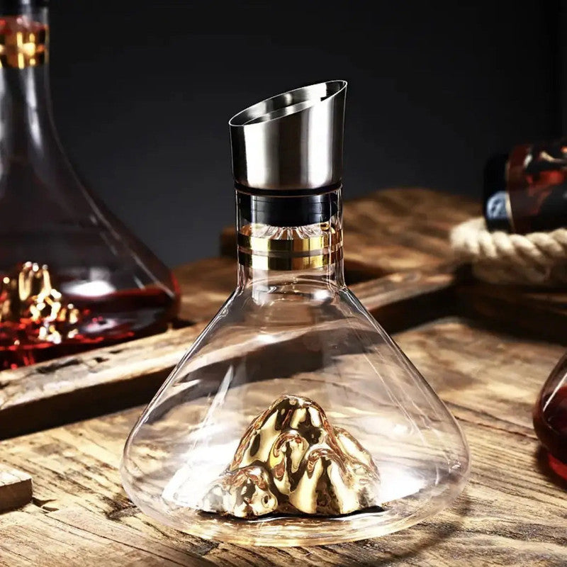 Iceberg Crystal Glass Decanter, 1.5 L