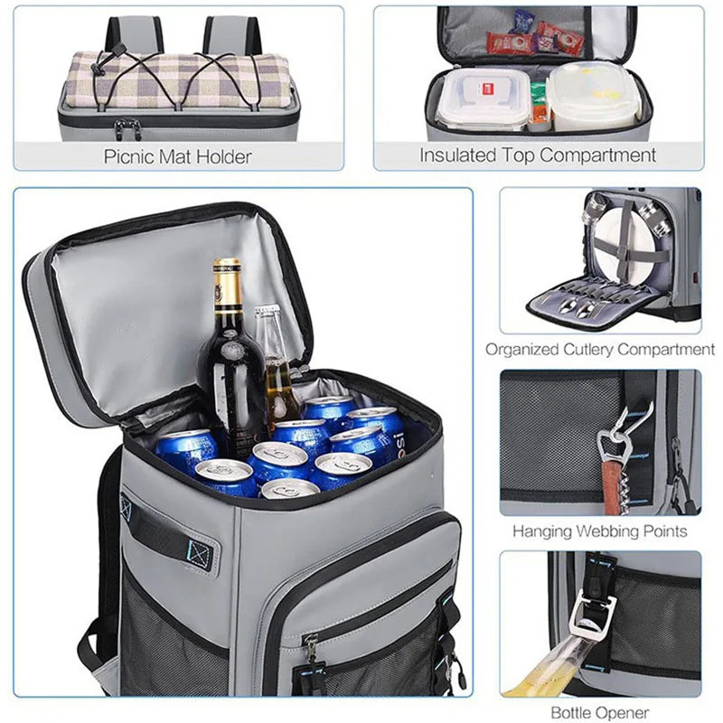 Insulated Cooler Backpack, 30 L