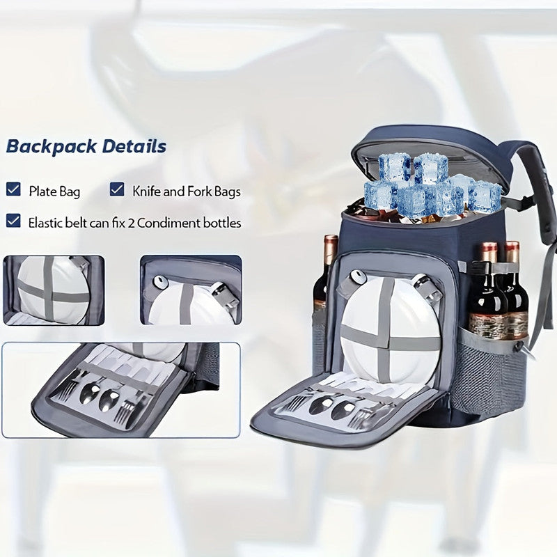 Insulated Sports Cooler Backpack, Holds 35 Cans