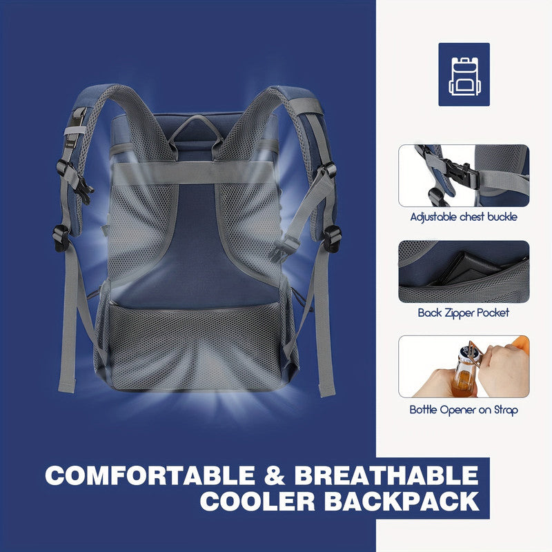 Insulated Sports Cooler Backpack, Holds 35 Cans