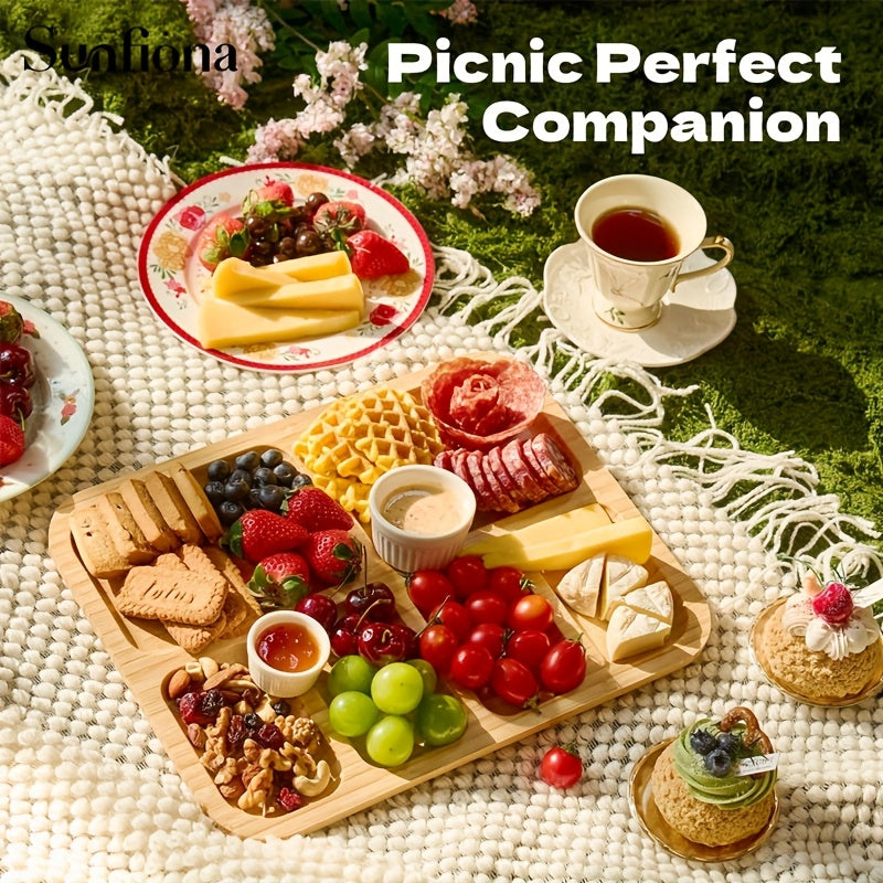Bamboo Cheese Tray with Clear Acrylic Lid
