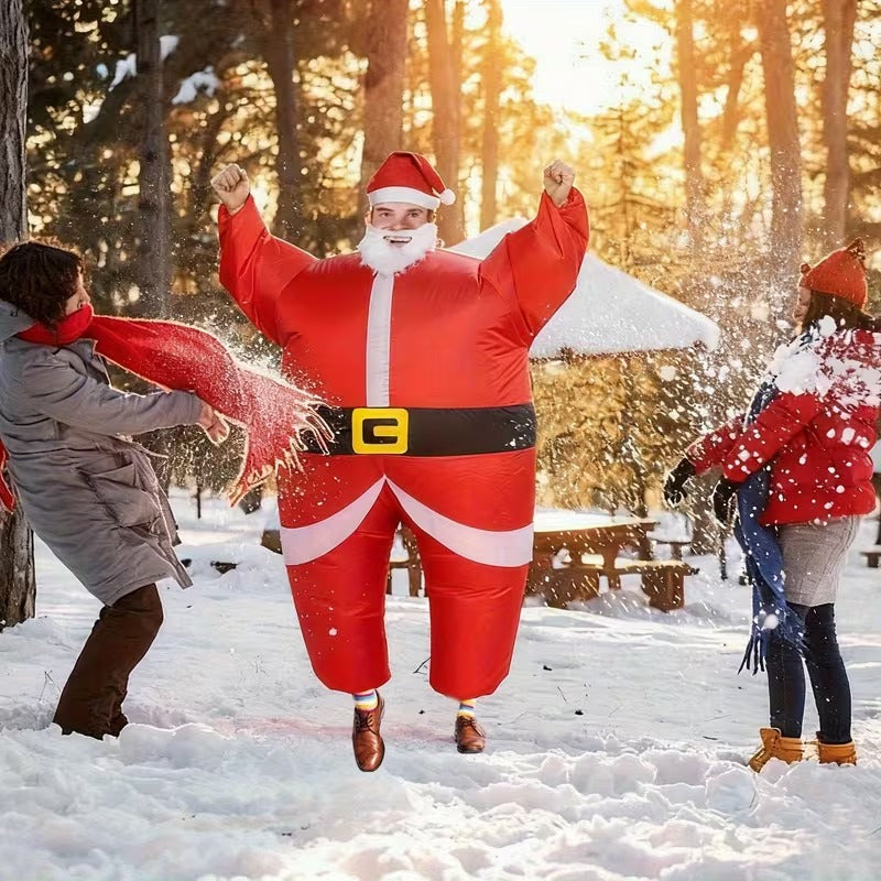 Self-Expanding Inflatable Santa Costume