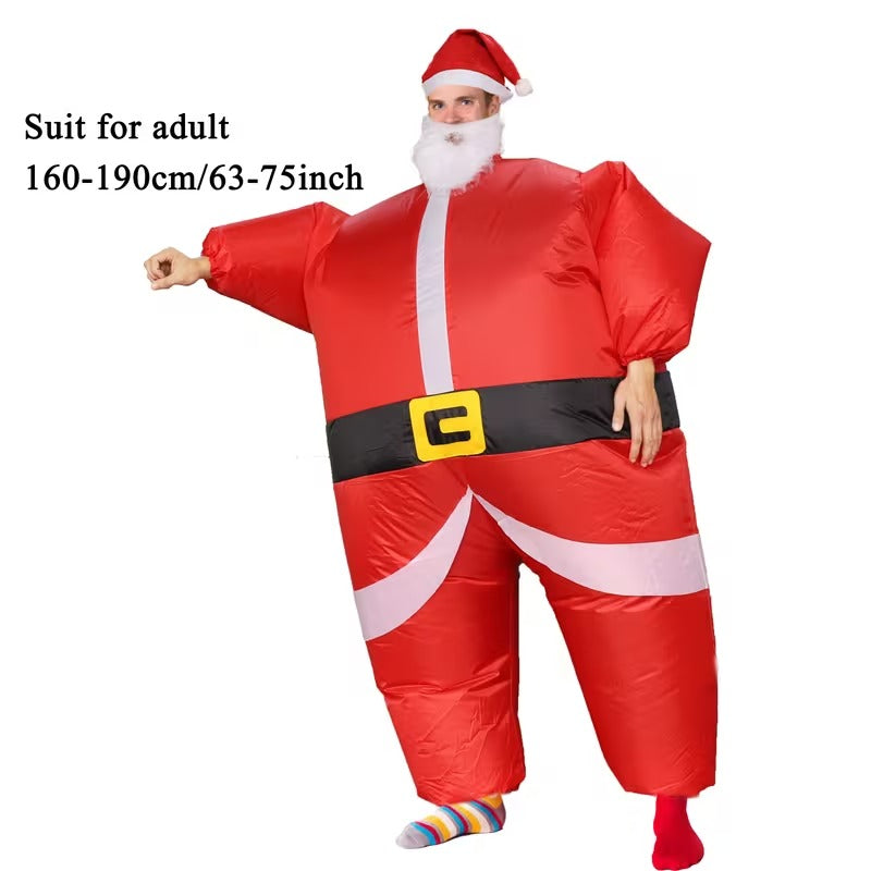 Self-Expanding Inflatable Santa Costume