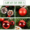 Pre-Lit Christmas Door Wreath with 40 LEDs, 40 cm