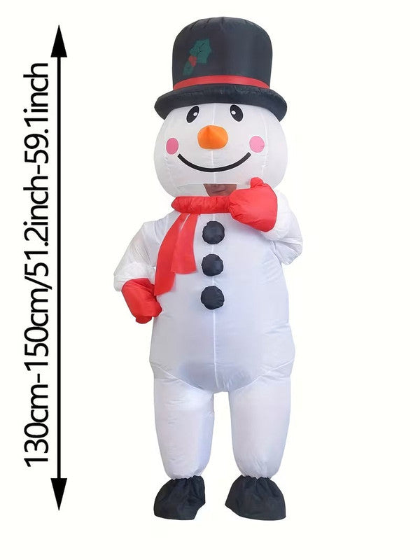 Inflatable Christmas Snowman, 130 to 150 cm