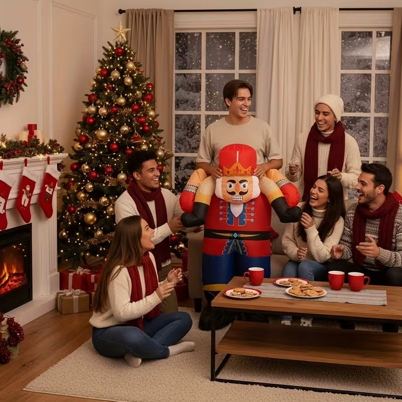 Nutcracker Soldier Inflatable Ride-On Costume