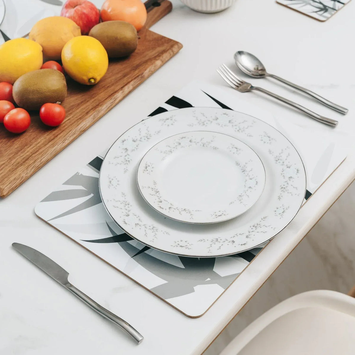 Clevinger Bamboo Design Placemats, Set of 4, 34 x 26.5 cm