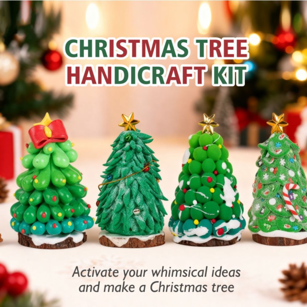 DIY Christmas Tree Clay Kit Make Your Own Christmas Tree Ornament Kit