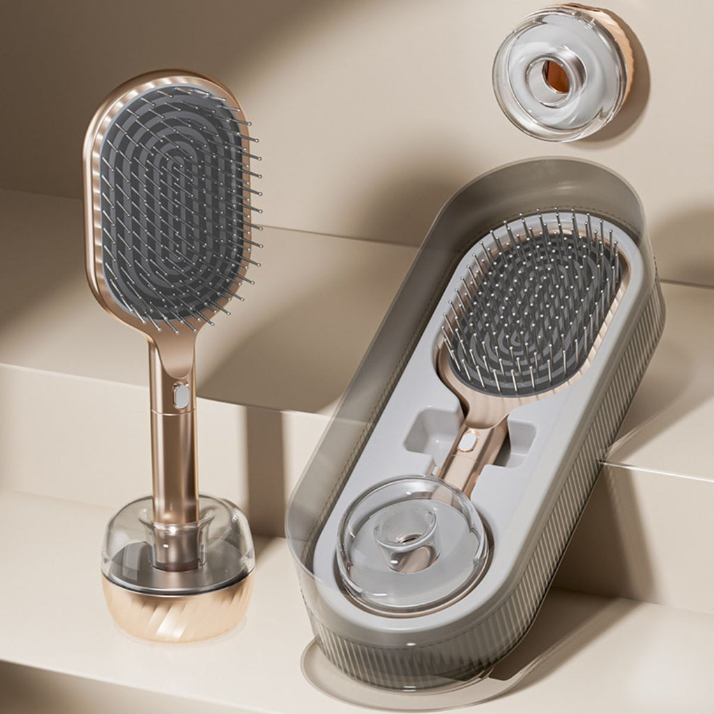 Candoray Air Cushion Hair Brush Set with Wall Mount Base, 24 cm
