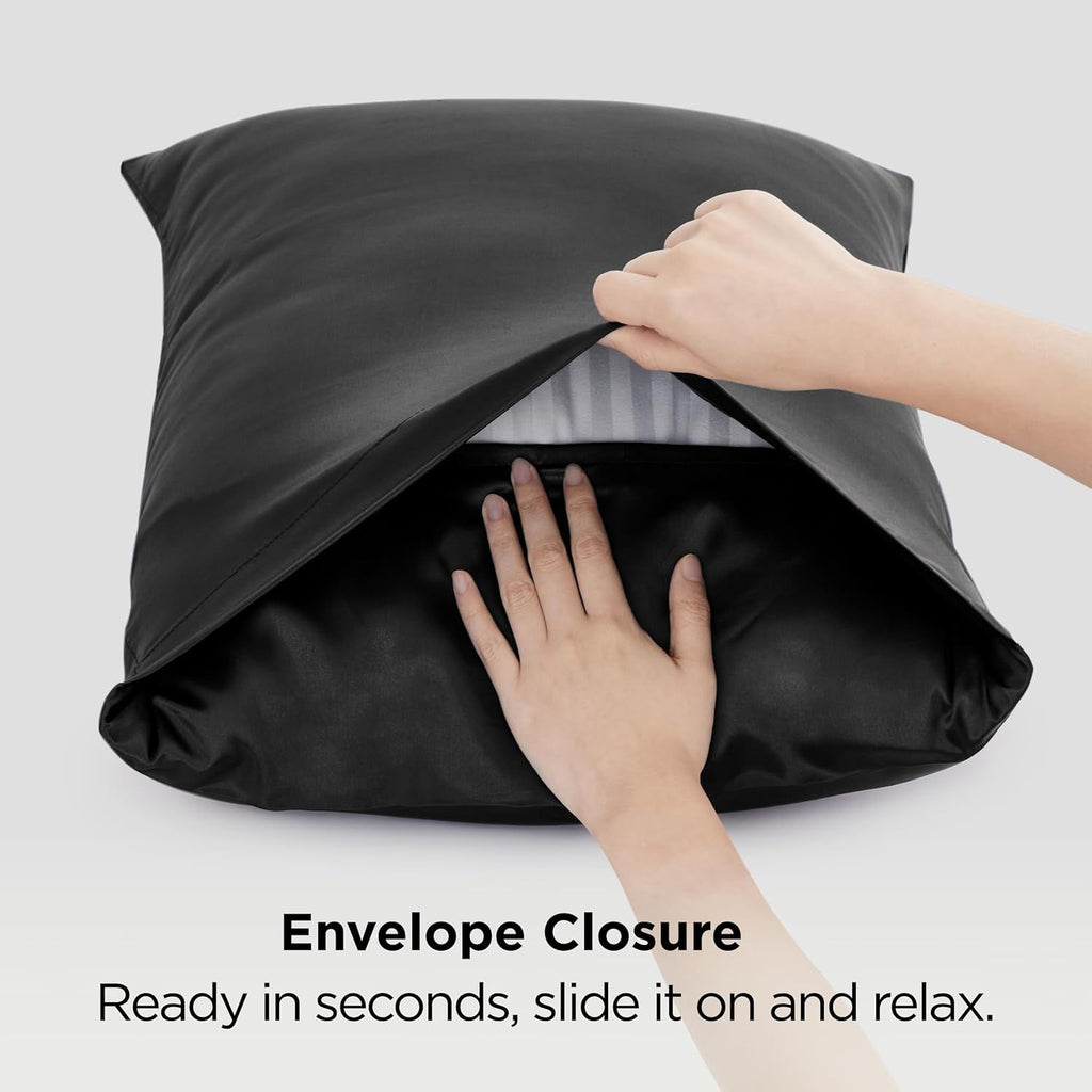 Satin Pillowcases, 2 Pack, Standard 48 x 74 cm