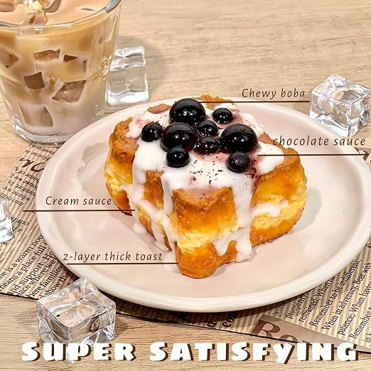 Creative Pearl Toast Slow-Rising Stress-Relieving Toy