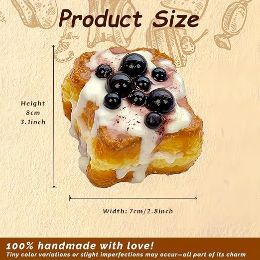 Creative Pearl Toast Slow-Rising Stress-Relieving Toy