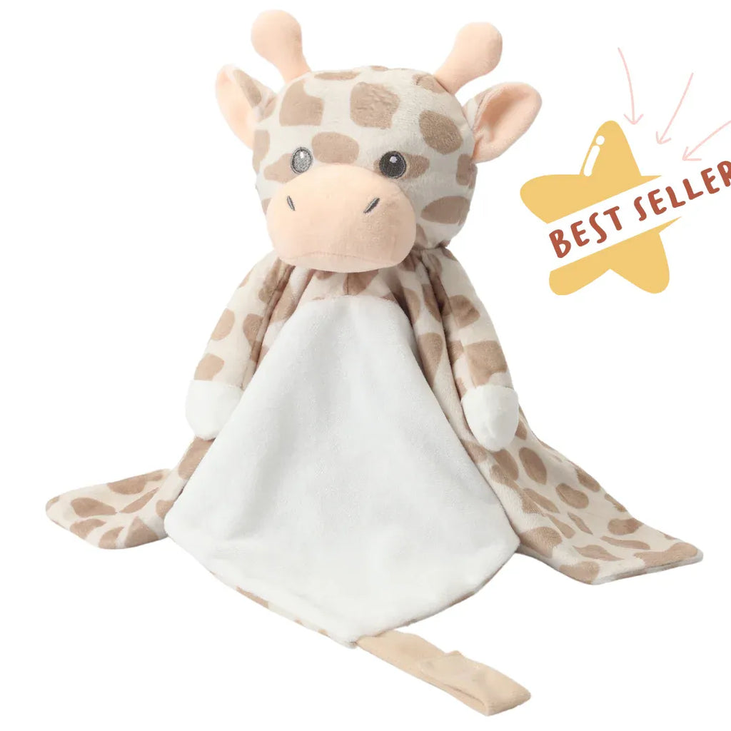 Love By Emi Shay the Giraffe Comforter, on a white background