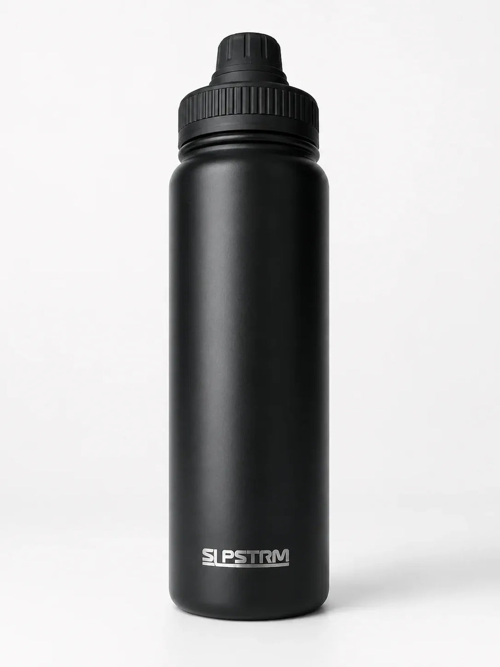 SLPSTRM Magnetic Phone Mount Sports Bottle, Black, 500 ml
