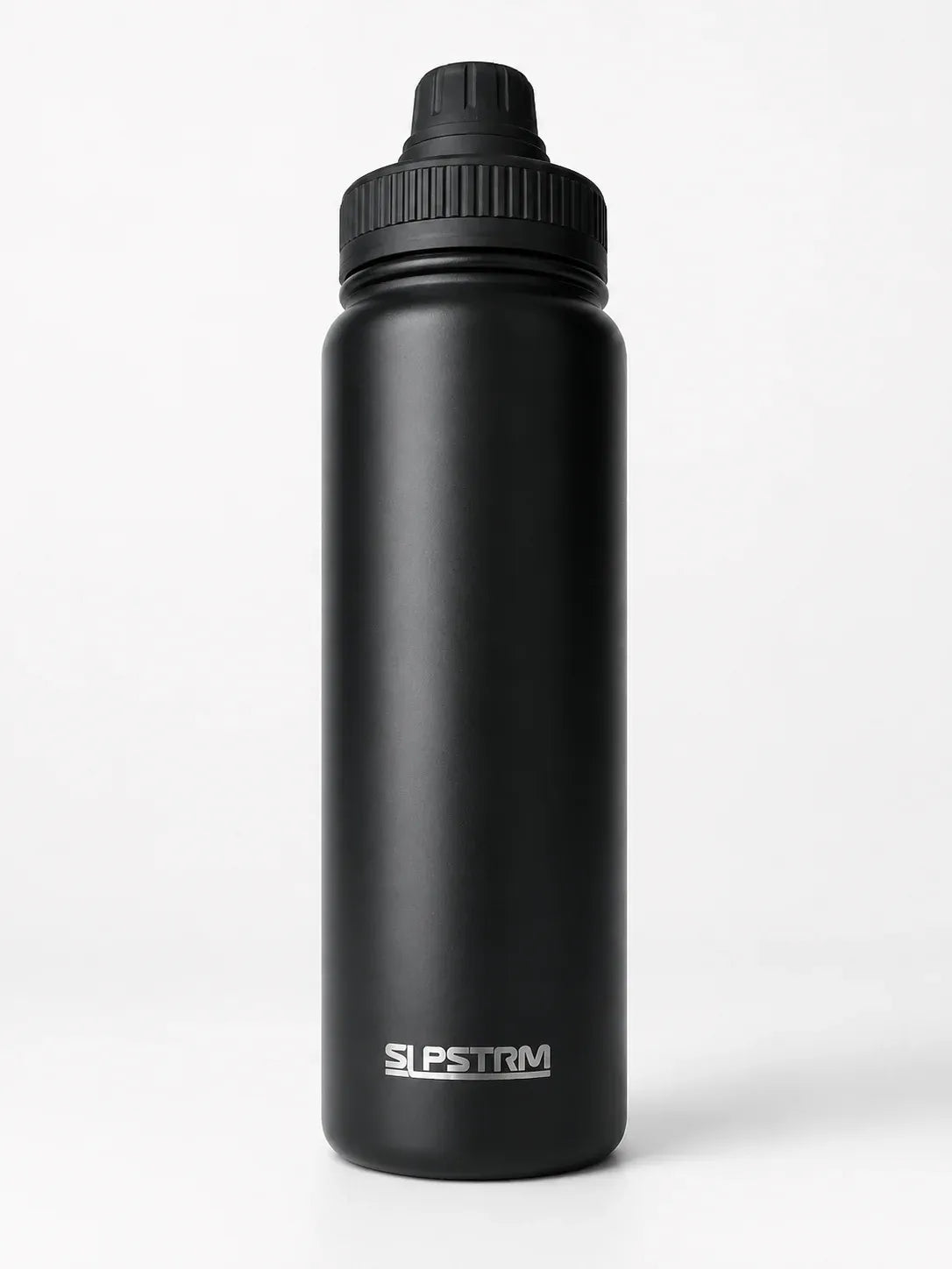 SLPSTRM Magnetic Phone Mount Sports Bottle, Black, 500 ml