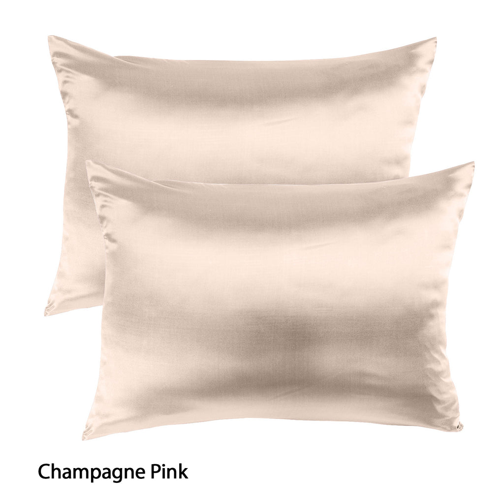Royal Comfort Mulberry Soft Silk Hypoallergenic Pillowcase Twin Pack 51 x 76cm