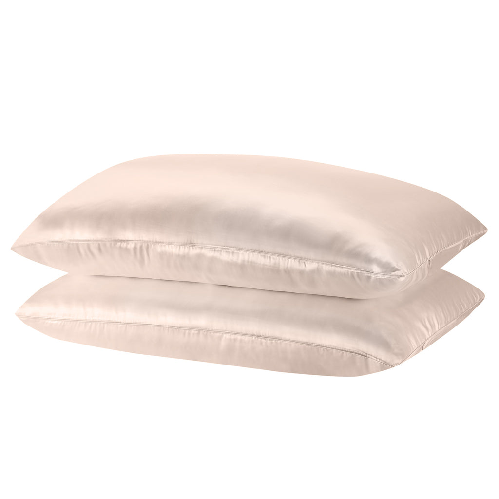 Royal Comfort Mulberry Soft Silk Hypoallergenic Pillowcase Twin Pack 51 x 76cm