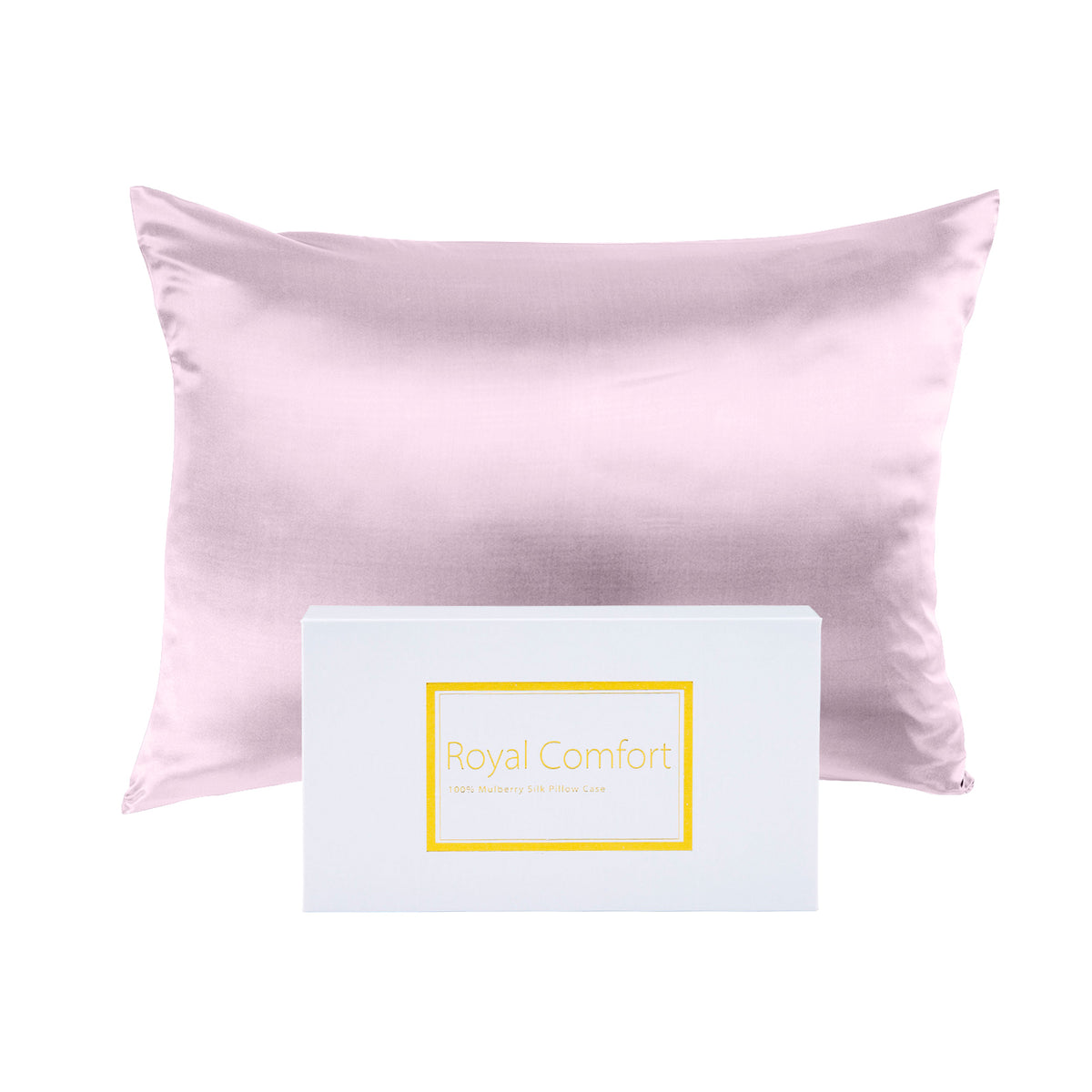 Royal Comfort Mulberry Silk Pillowcase, 51 x 76 cm, Lilac