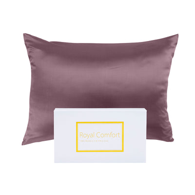 Royal Comfort Dual-Sided Mulberry Silk Pillowcase, Mauve