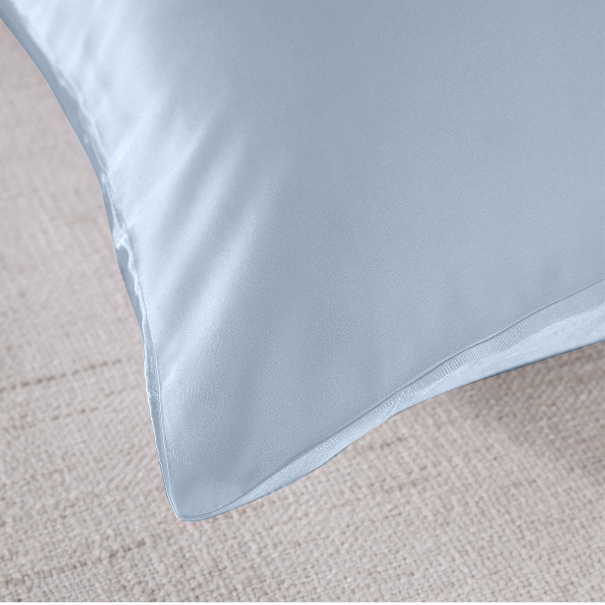 Royal Comfort Mulberry Silk Pillowcase, 51 x 76 cm, Light Blue