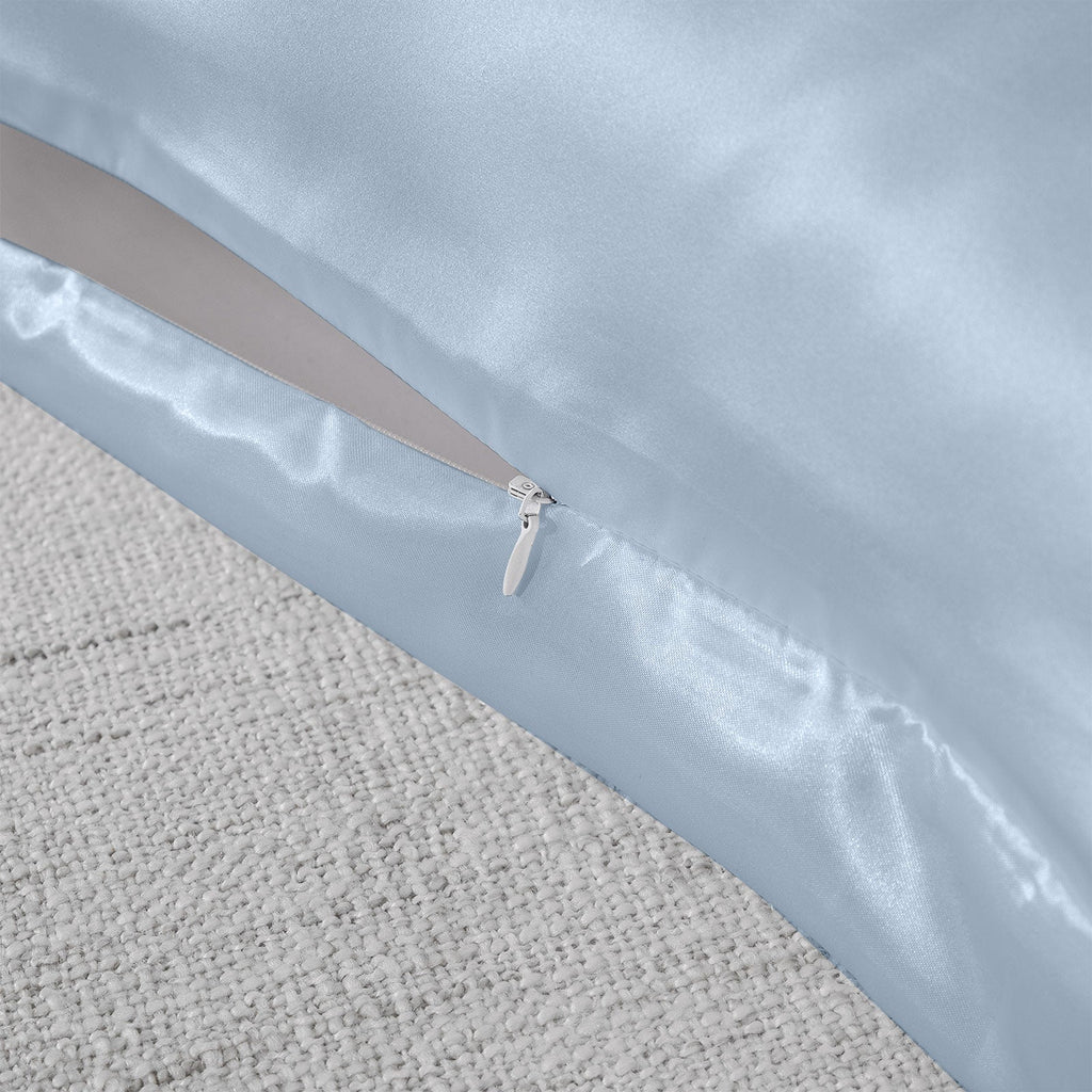 Royal Comfort Mulberry Silk Pillowcase, 51 x 76 cm, Light Blue