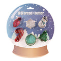 Bread and Butter Cookie Cutter - Globe, Flake, SnowMan, Cane, Sock
