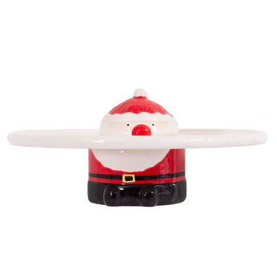 Bread and Butter Santa Footed Cake Plate, 29 x 12.5 cm