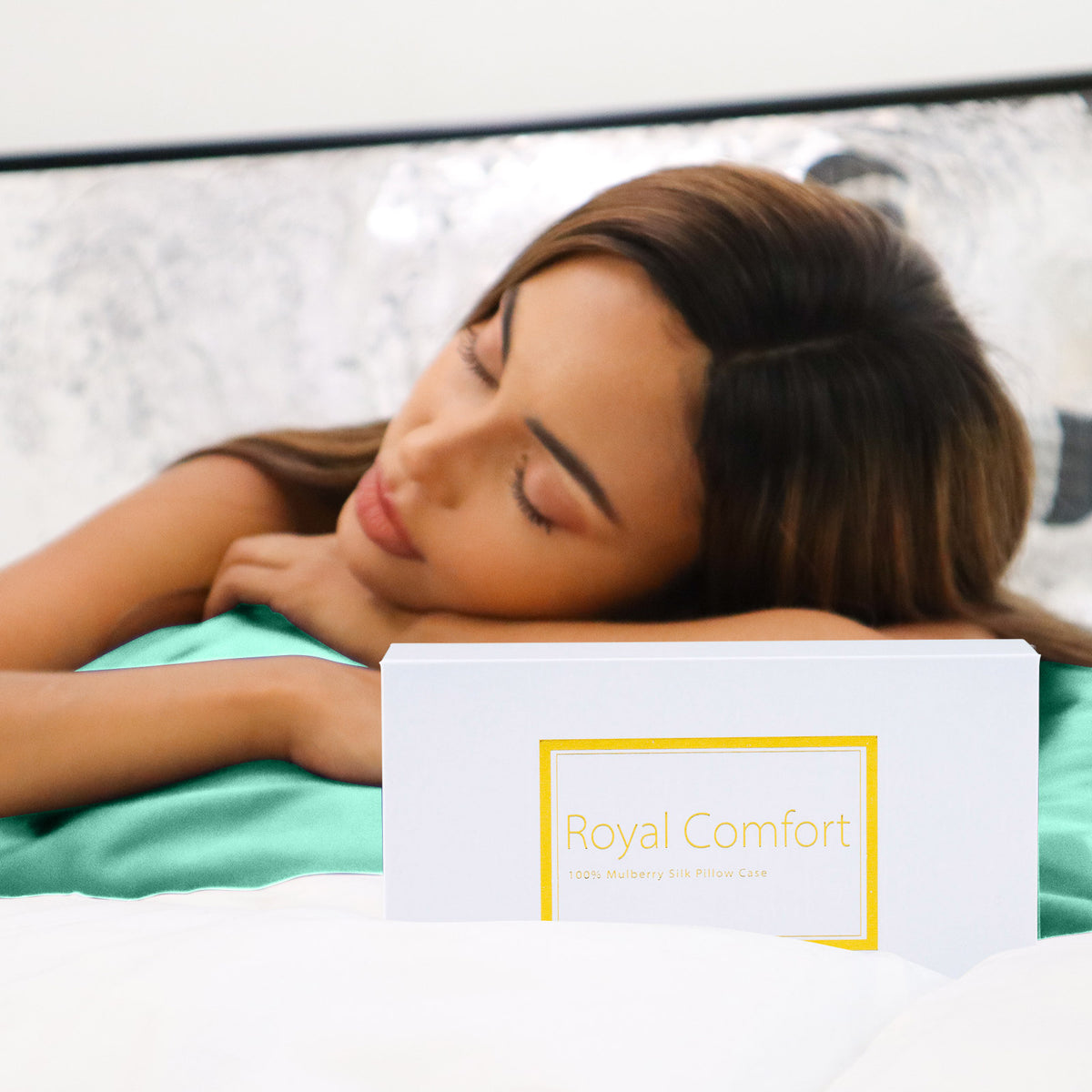 Royal Comfort Mulberry Soft Silk Hypoallergenic Pillowcase Twin Pack 51 x 76cm