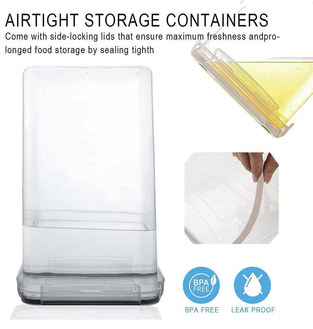 14 Pieces Airtight Food Storage and BPA Free Plastic with Easy Lock