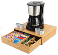 Carla Home Bamboo Coffee Pod Drawer Organiser