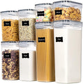 CARLA HOME 8 Piece Airtight Food Storage Containers Set with