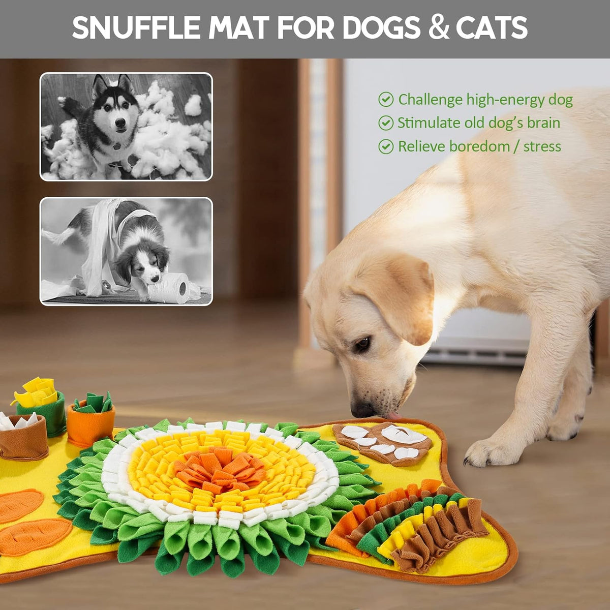 CARLA HOME Snuffle Interactive Feeding Mat Toy