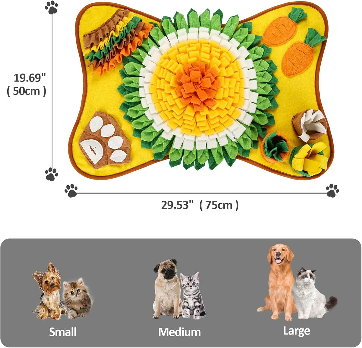 CARLA HOME Snuffle Interactive Feeding Mat Toy