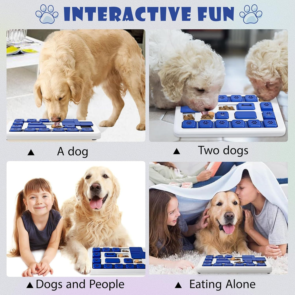 CARLA HOME Interactive Dog Puzzle Slow Feeder, shown in a real setting, photo 4 of 6