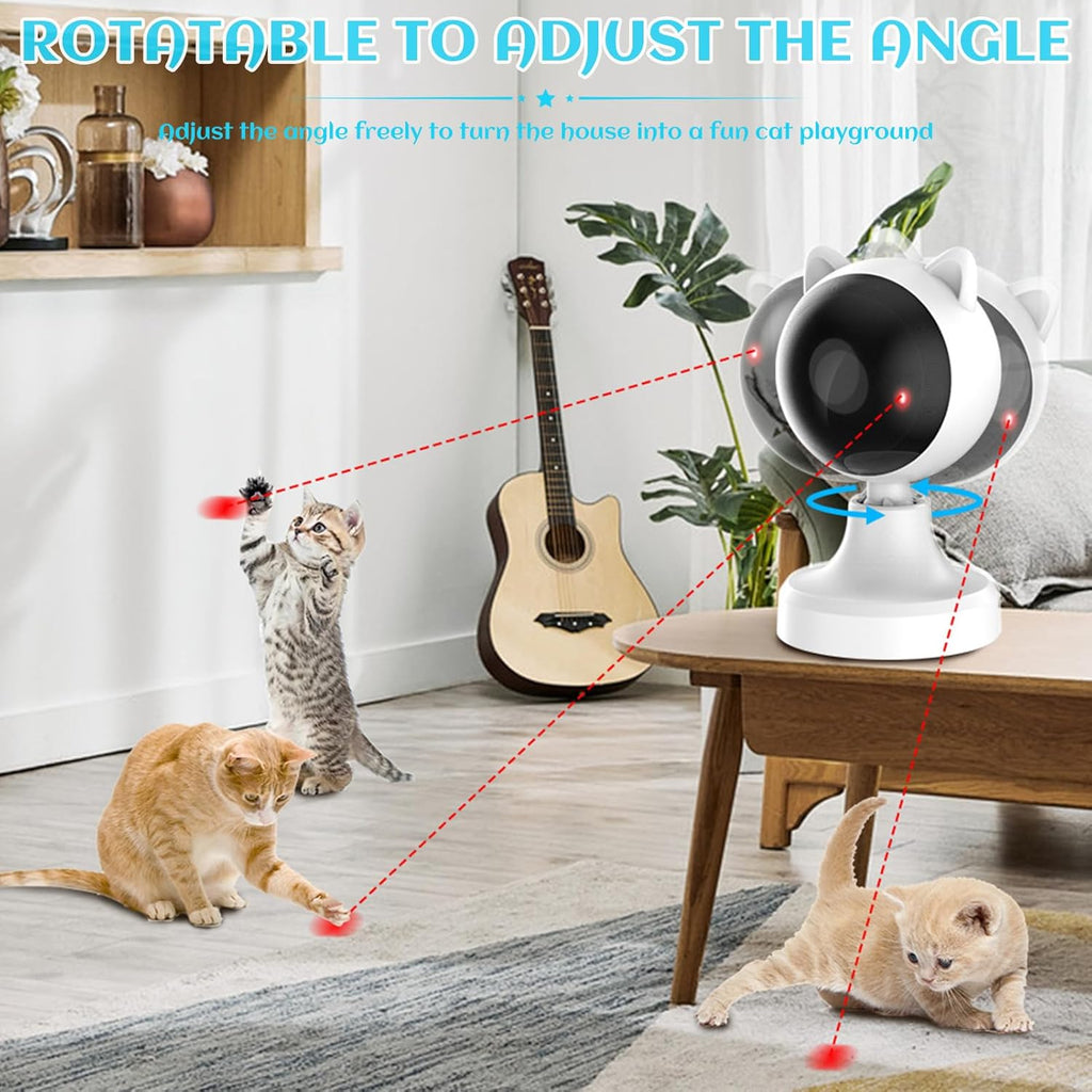 CARLA HOME Interactive Laser Toy for Cats with Adjustable Angle