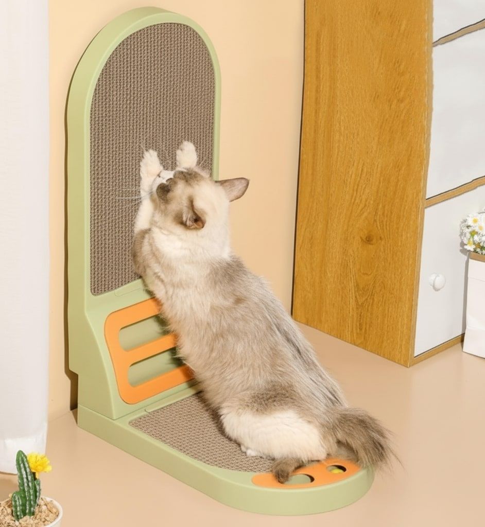 CARLA HOME Vertical Cat Scratching Board with Durable Cardboard
