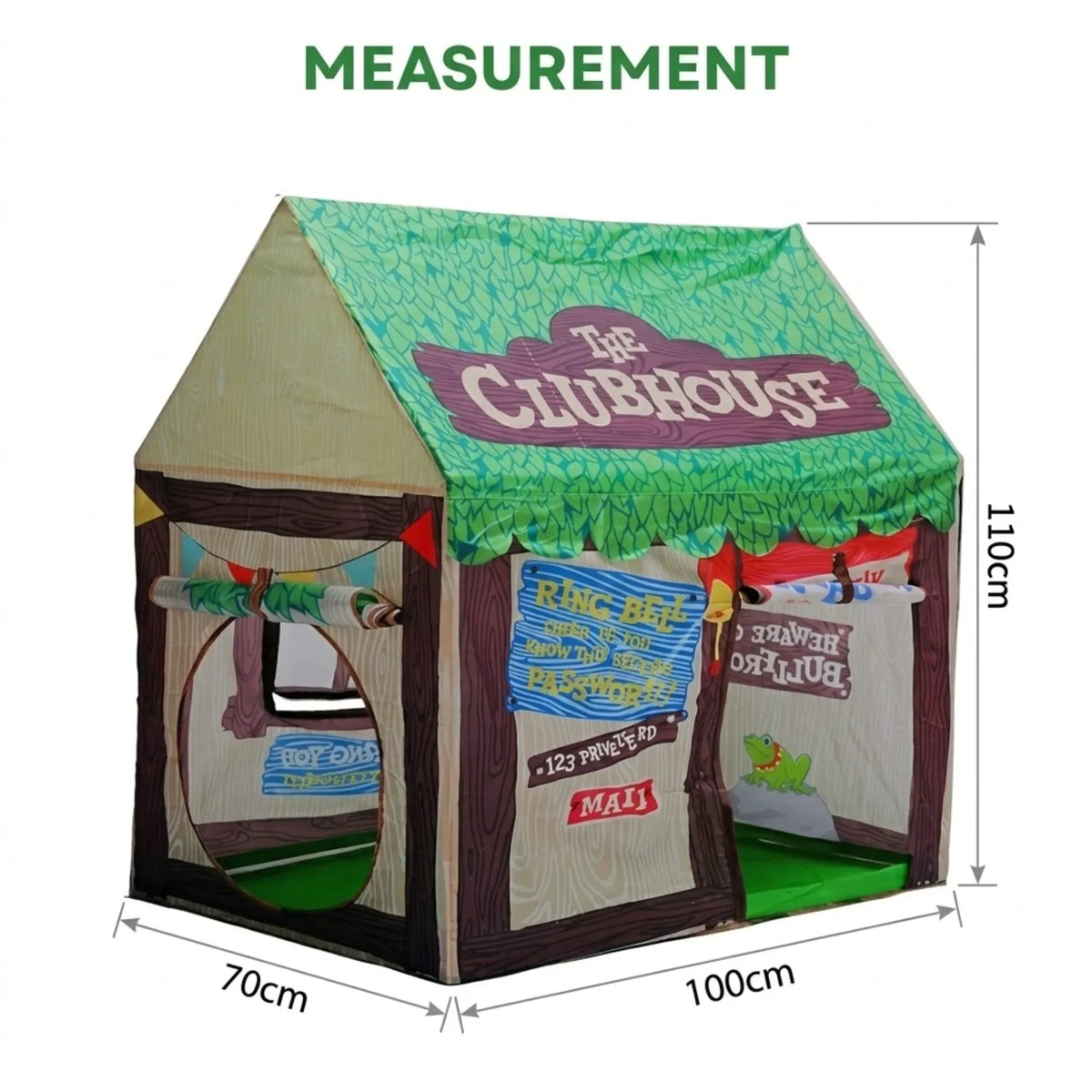 CARLA HOME Kids Clubhouse Play Tent